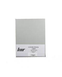 HNR Cover Stock Paper Letter Size  Grey  190gsm ea-pk/50 1100695