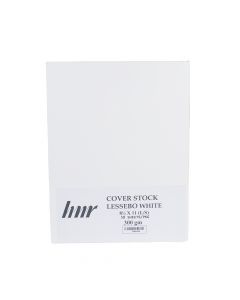 HNR Cover Stock 8.5 in x11 in (Letter Size) Lessebo White   300gsm ea-pk/50