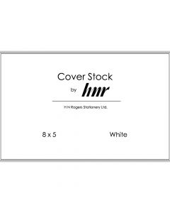 HNR Cover Stock Paper 8 x 5  White    180gsm ea-pk/100 1100275