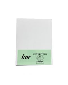 HNR Cover Stock 8.5 in x11 in (Letter) White  190gsm ea-pk/100  1101124