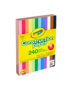 Crayola Construction Paper 240sht 12colours  993200