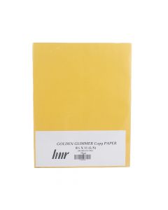 HNR Photocopy Paper  Letter Size 75gsm Golden Glimmer