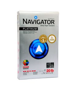 Navigator Photocopy Paper  Legal 75gsm Platinum White (ea-rm)