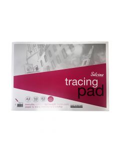 Tracing Paper Pad A3 50sht 63gm Silvine  SV01792
