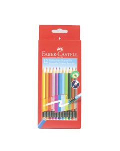 Faber Castell Colouring Pencil Set/12 with Eraser 116612