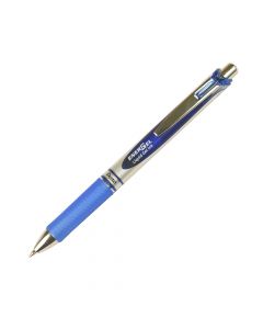Pentel Retractable EnerGel Metal Tip Gel Pen Blue BL77C