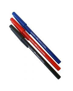 Faber Castell Ballpoint Pen 034 Fine Black/Blue/Red  SPECIAL