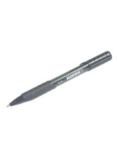 Kores Retractable Ball Point Pen Medium Black 1mm 37621