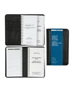 Merangue Undated Planner Black 5 x 8  1028-0940