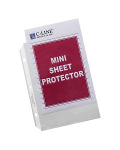 C-Line Protector Sheet Heavy Weight Mini 8.5 x 5.5    62058 per sheet