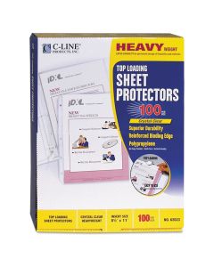 C-Line Protector Sheet Heavy Weight Letter Size Clear    62023 per sheet