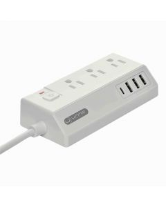 UNNOtekno Surge Protector Power Strip MAX 7 in 1 PW5083WT