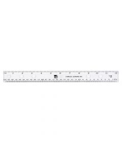 CLi Ruler  12 inch Clear Plastic Flat  77136
