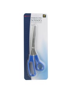 OIC Bent Stainless Steel Scissors  8inch Blue    94202