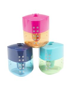 Faber Castell Sharpener 1-Hole Plastic assorted Pink Navy Turquoise 183103