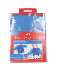 Faber Castell Art Smock for Children Ages 6-10yrs Blue   201203