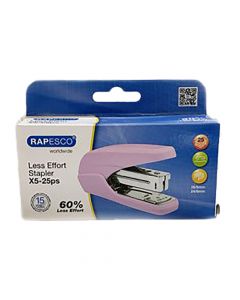 Rapesco Stapler Less Effort X5-25ps Lilac  1339