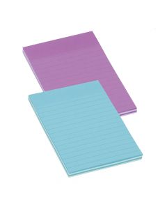  Merangue Lined Note Stick Pad 4 x 6 Coloured  1024-1521-00 ea