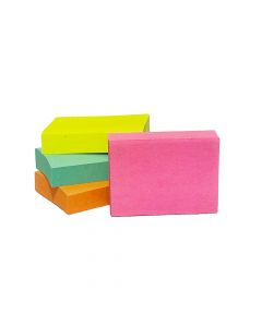 3M Post-It Sticky Note  1 1/2 x 2 Neon       653AN per pad