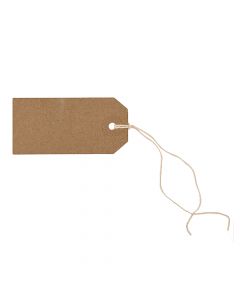 Tiger Kraft Strung Tags #2   82 x 41mm   302453