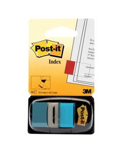 3M Post-it Tape Flag  Bright Blue  pk/50      680-23