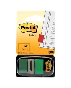 3M Post-it Tape Flag  Green  pk/50     680-3