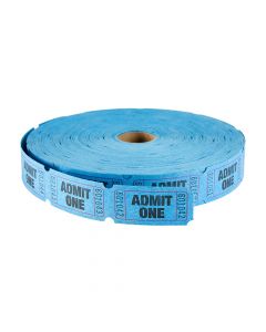 ITC  Admission Ticket  2M  Blue  Single  85420 (ea Roll of 2000)