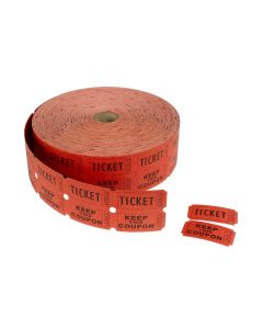 ITC  Admission Ticket  2M  Red  Double 85610 (ea Roll of 2000)