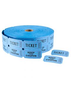Maco Admission Ticket  2M  Blue  Double    M18-621 (ea Roll of 2000)