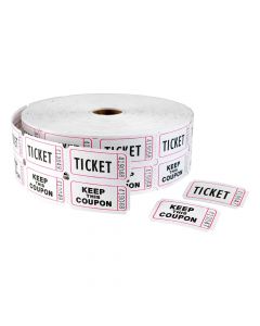 Maco Admission Ticket  2M  White  Double    M18-623 (ea Roll of 2000)
