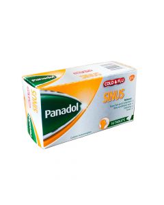 Panadol Cold & Flu Sinus Non Drowsy (16 Tablets)