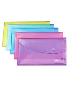 Rapesco Wallet Popper A5 Assorted Colours 0689 ea