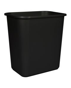 Storex Rectangular Bin  Medium  Black  15 in x 10.5 in  x 15 in