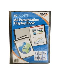 Tiger A4 10 Pocket Presentation Display Book Folder 300931 for sale online 