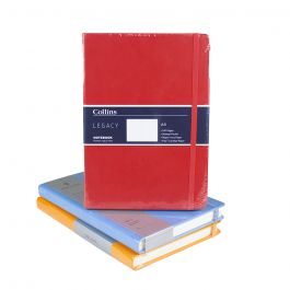 Notepad Collins Collins Legacy Notebook A5 Assorted Colours Ruled ea