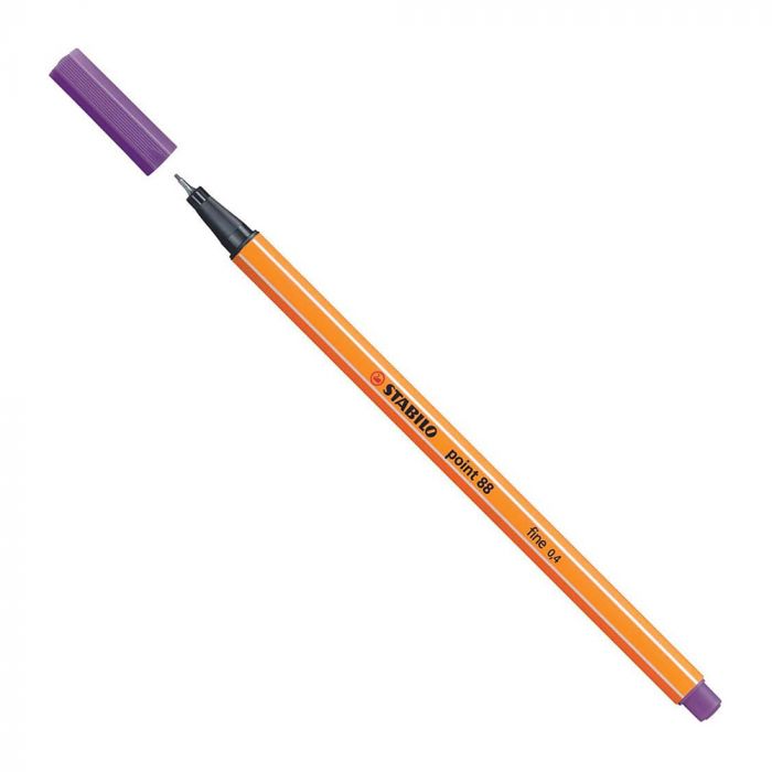 Stabilo Point 88 FineLiner Stick Pen Violet 8855