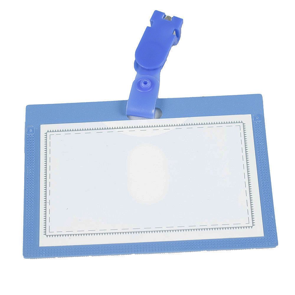 Forofis Plastic Name Badge w/clip 3 1/2 x 2 1/4  91633