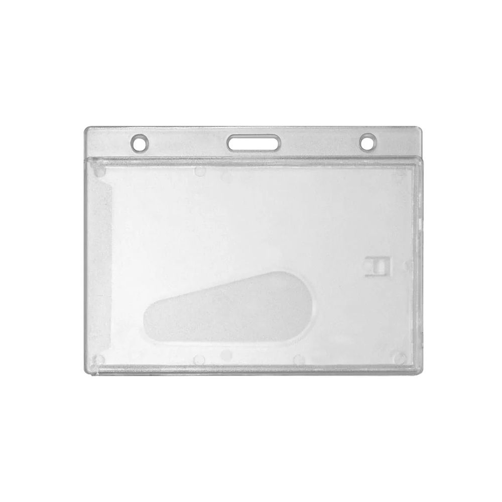 Advantus Horizontal Rigid Badge Holder 3.375 x 2.125 inches   76075