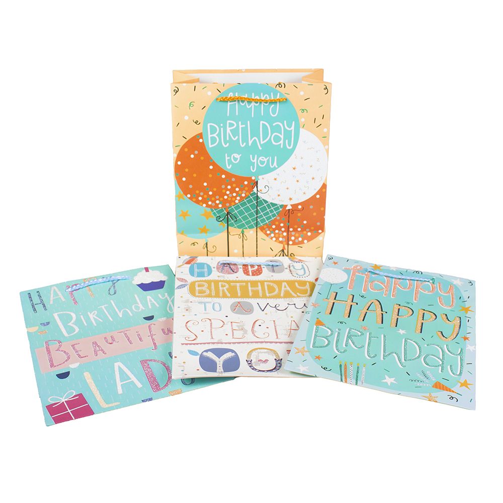 Medium Birthday Gift Bag   8HB288MD ea