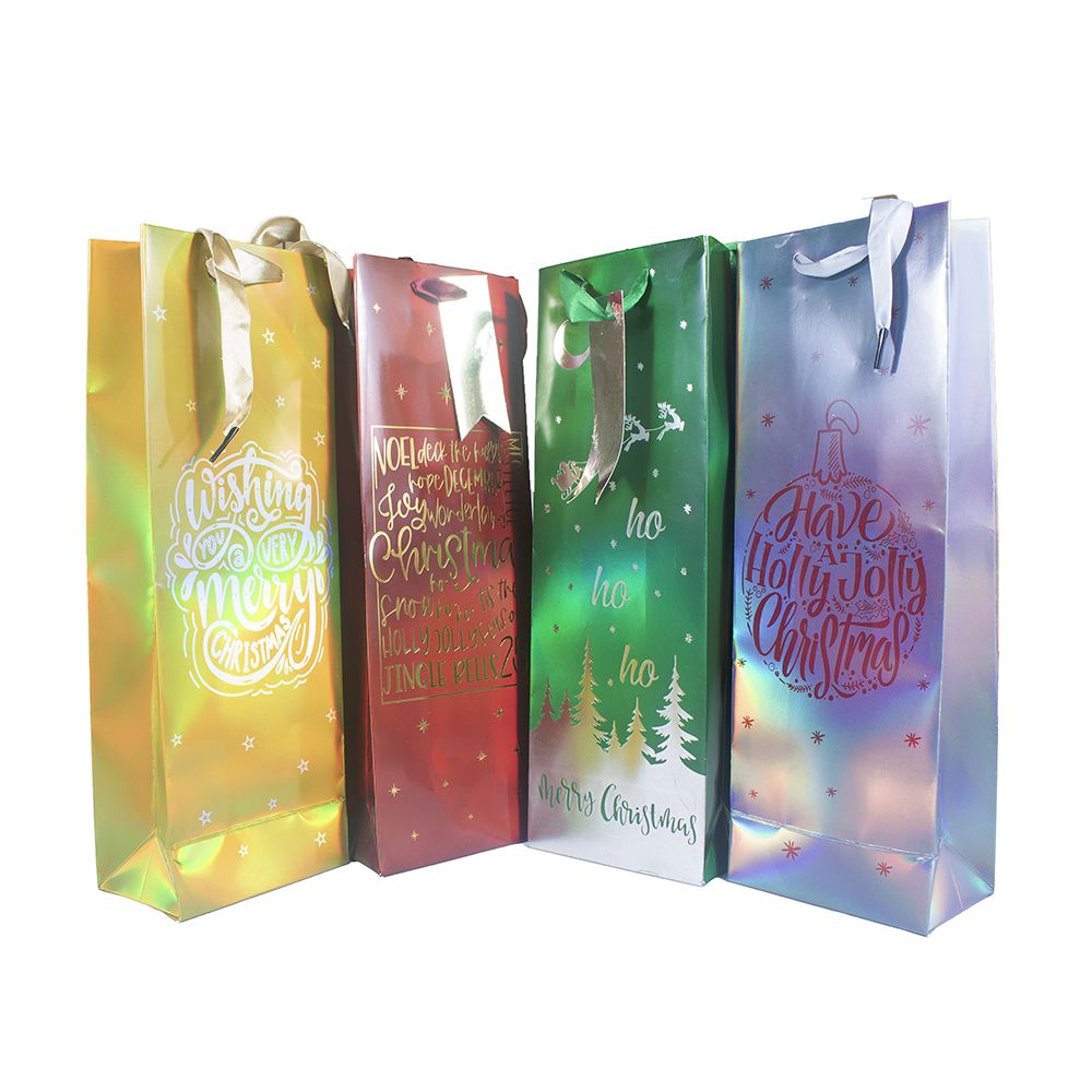 Deck The Halls Christmas Liquor Bag 24246