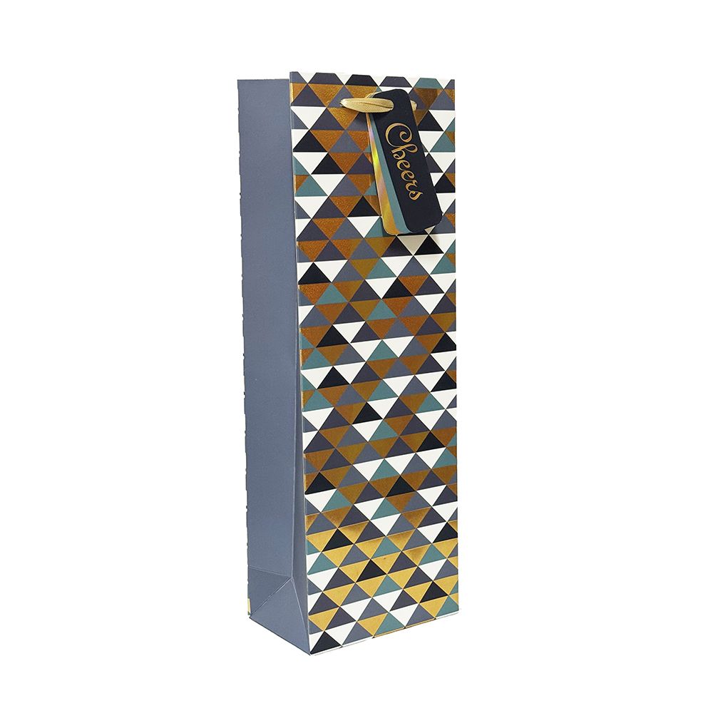 ALEF Liquor Bag Geometric Gold  50711