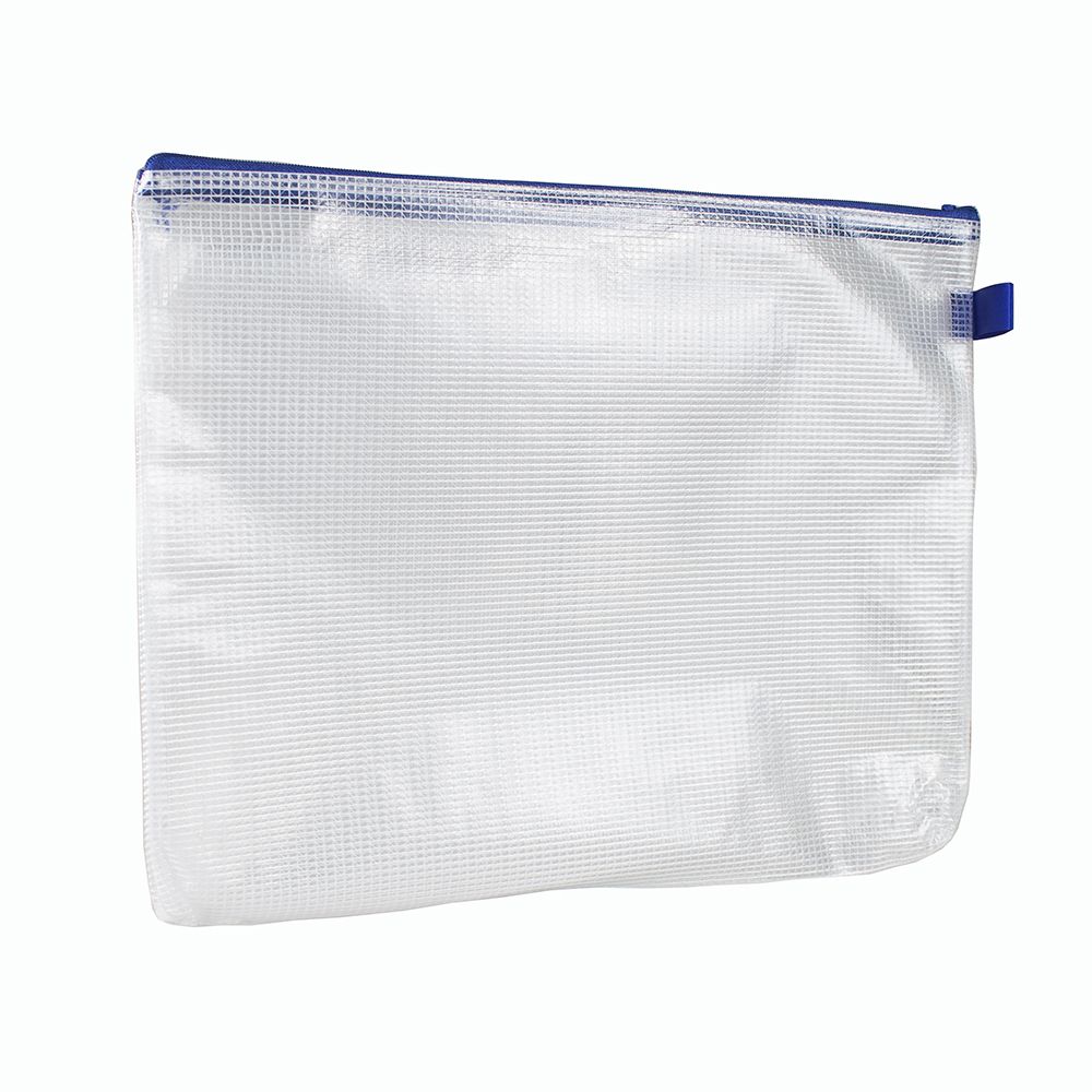 QConnect Mesh Pouch with Zip  14.17 in x 10.83 in   STY34114