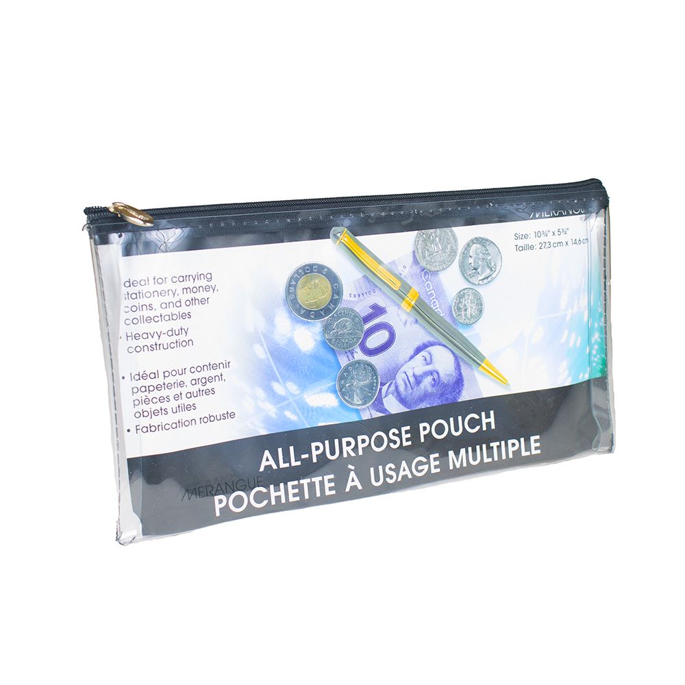 Merangue Clear View All Purpose Zipper Bag BP0098B