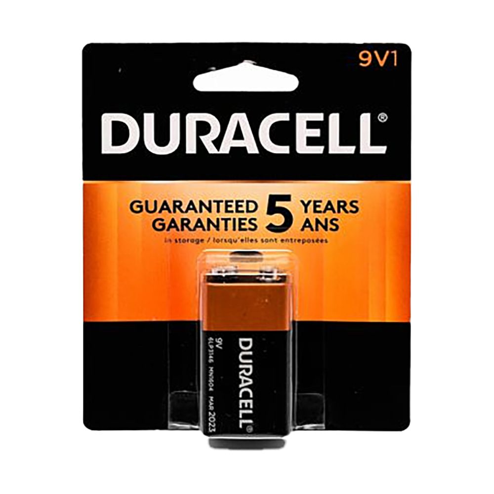 Duracell Alkaline Battery  9V          MN1604B ea