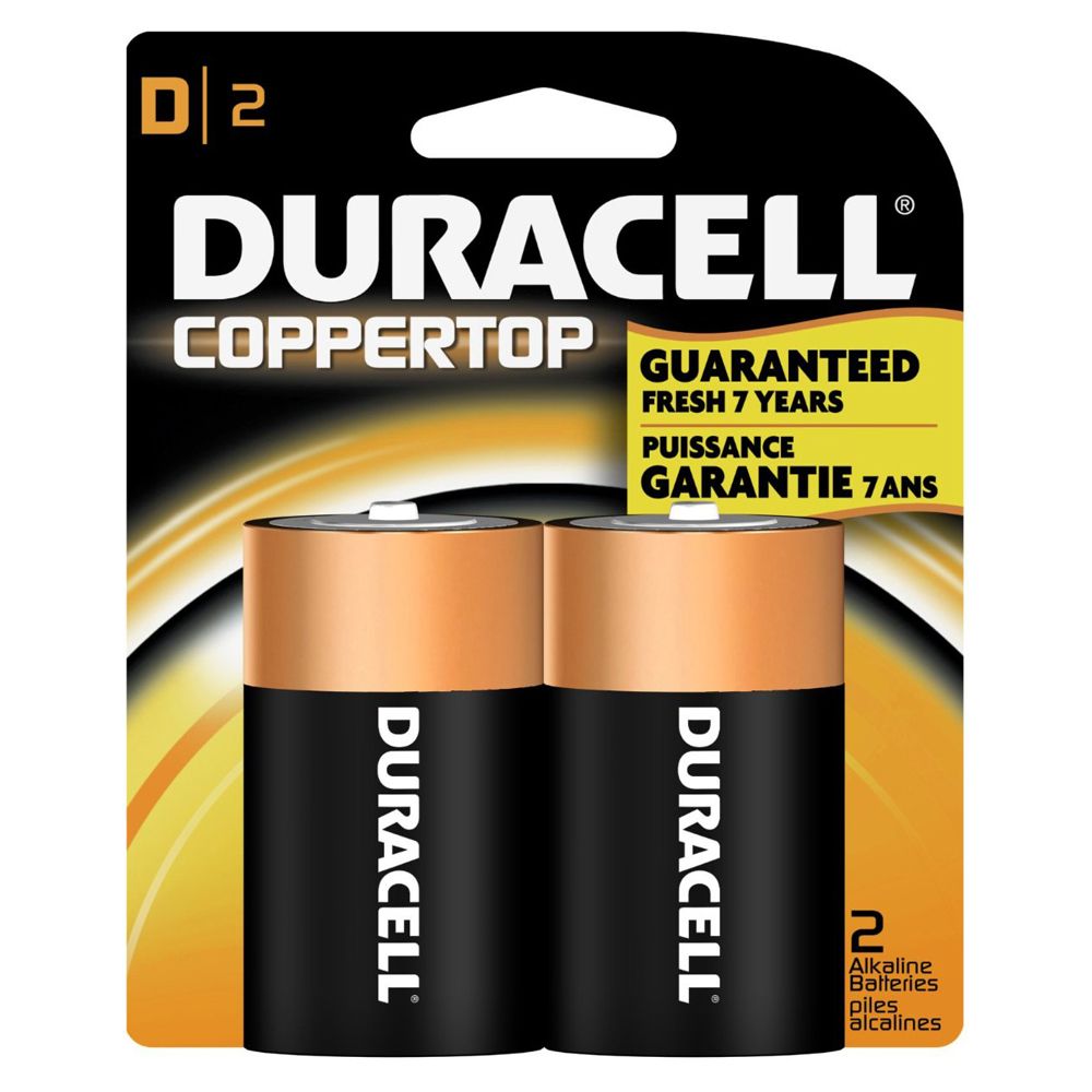 Duracell Alkaline Battery  D2         MN1300B2 ea-pk/2