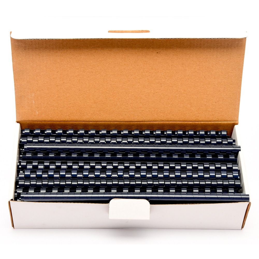 Akiles Binding Comb Navy 10mm (3/8 in) Letter Size   EP308NV