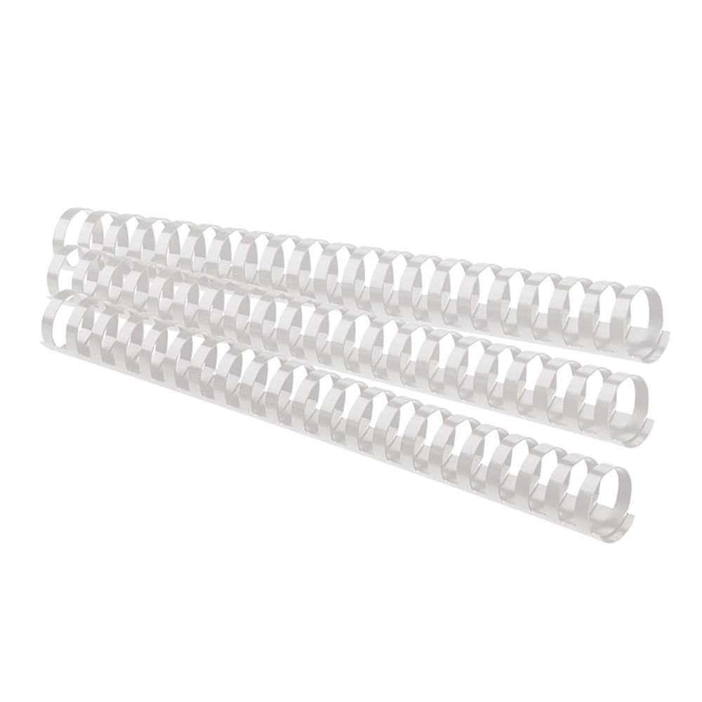 Forofis Binding Elements  A4 White 25mm (1in)  91470