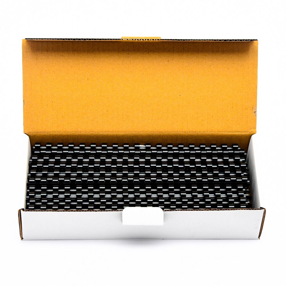 HOP Binding Comb Black 10mm (3/8 in) Letter Size   04900   per comb