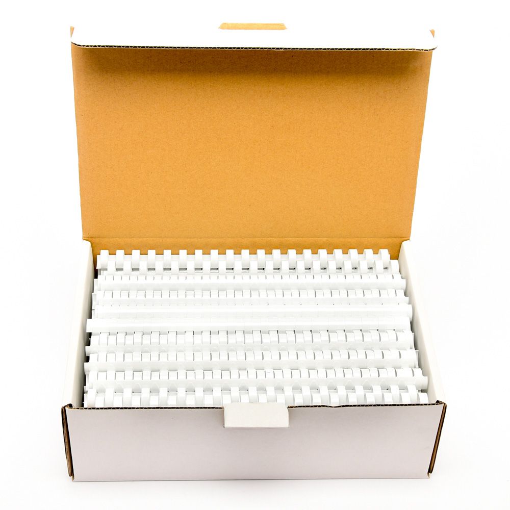 HOP Binding Comb  White 16mm (5/8 in) Letter Size   08901      per comb