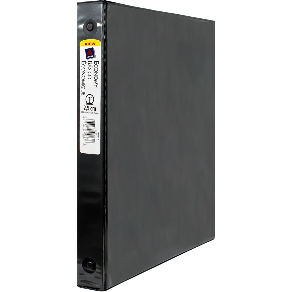 Avery 3Ring View Binder   1 inch  Black              5761
